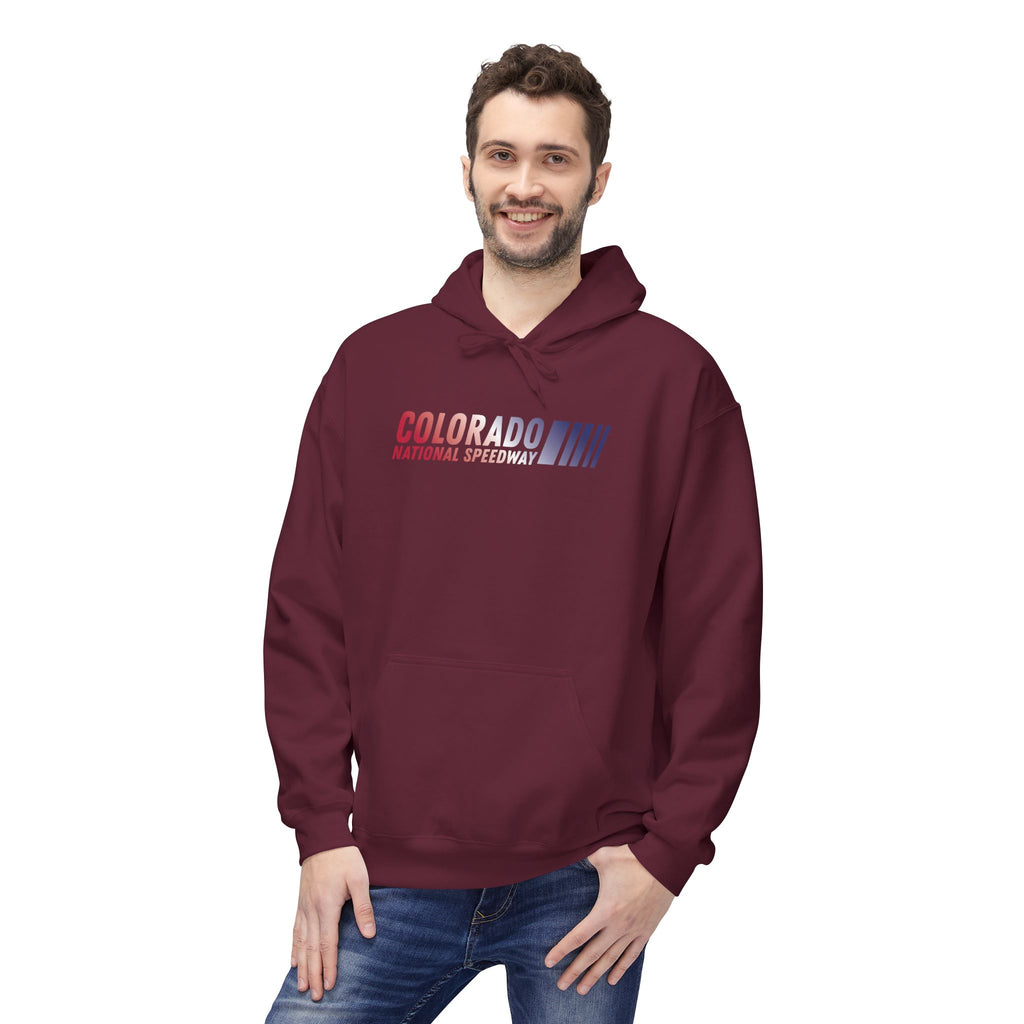 Red, White, Blue Edition Hoodie Unisex | Colorado National Speedway