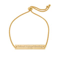 Engraved Adjustable Bar Bracelet | Colorado National Speedway