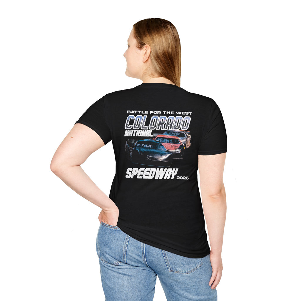 Battle for the West 2026 T-Shirt Unisex | Colorado National Speedway
