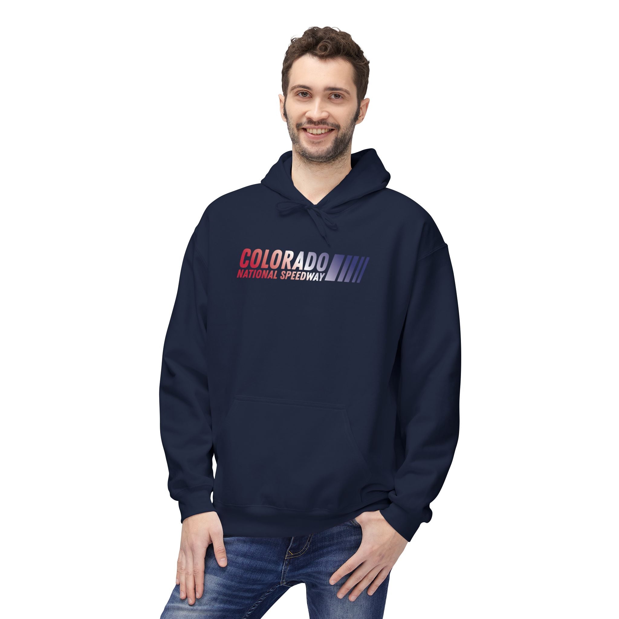Red, White, Blue Edition Hoodie Unisex | Colorado National Speedway