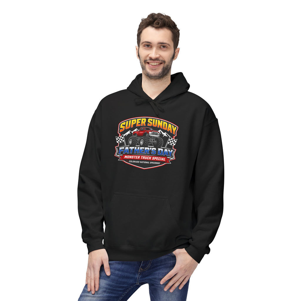 Super Sunday Father's Day Monster Truck Special Hoodie Unisex | Colorado National Speedway