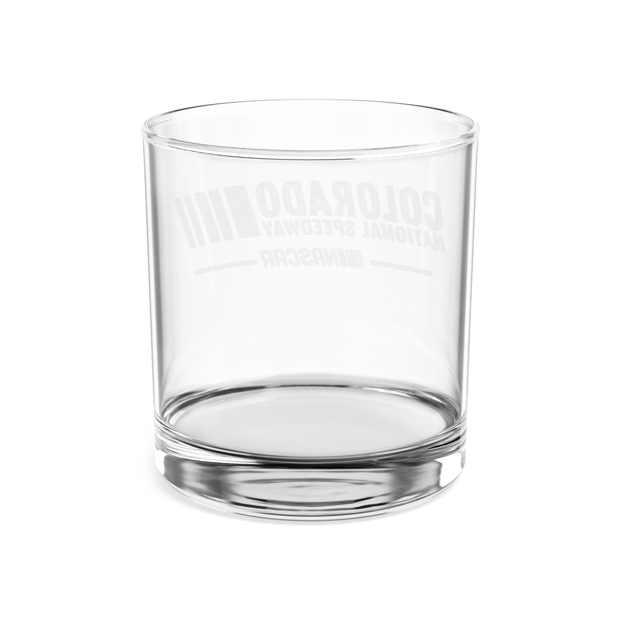 10 oz Engraved Rocks Glass | Colorado National Speedway