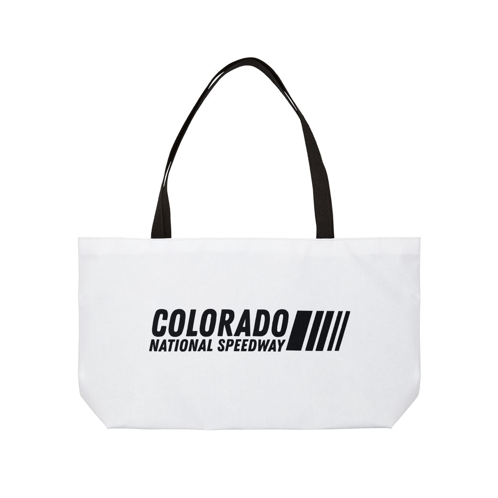 White Tote Bag | Colorado National Speedway