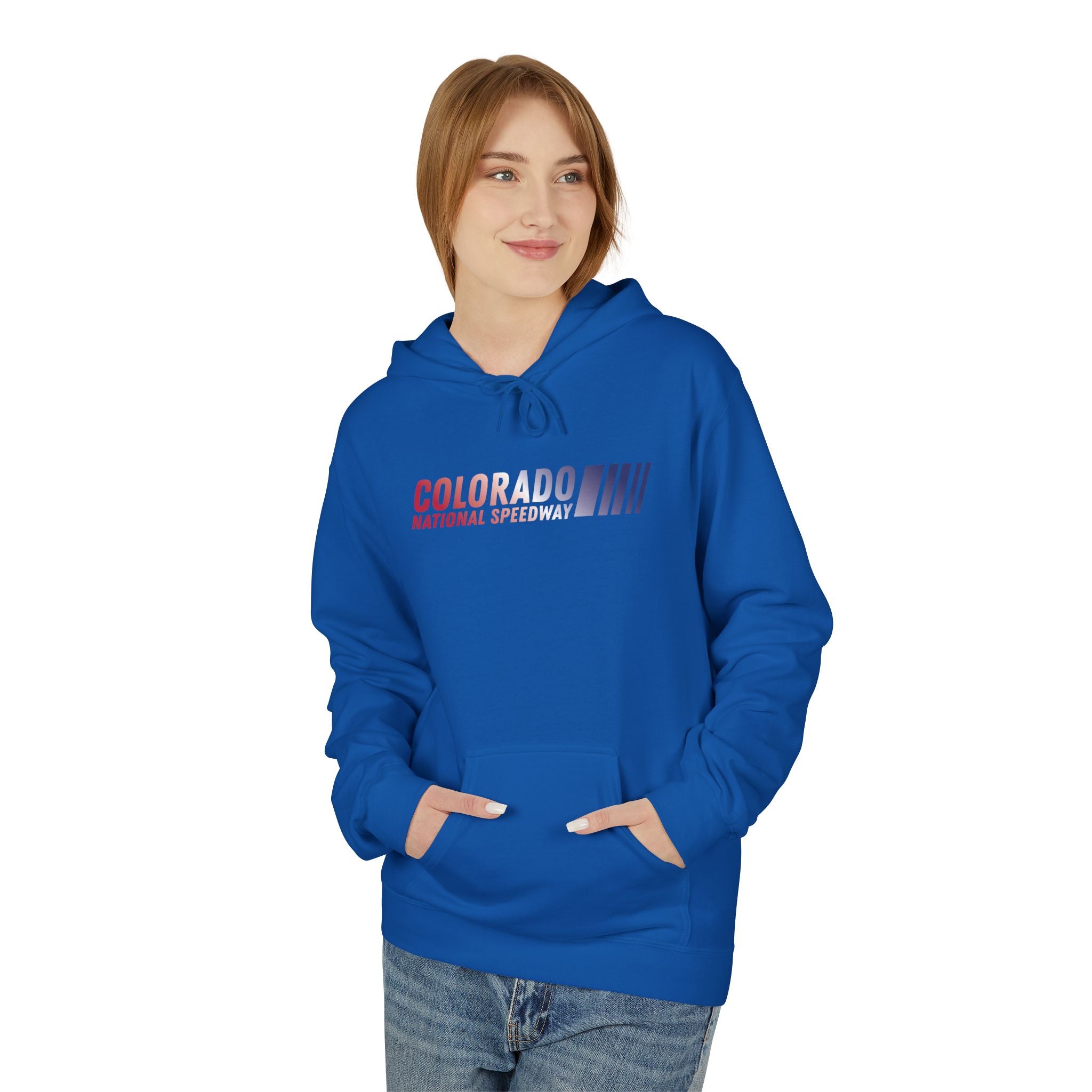 Red, White, Blue Edition Hoodie Unisex | Colorado National Speedway