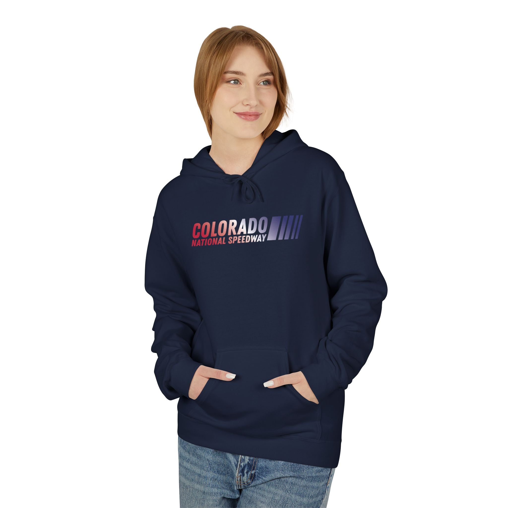 Red, White, Blue Edition Hoodie Unisex | Colorado National Speedway