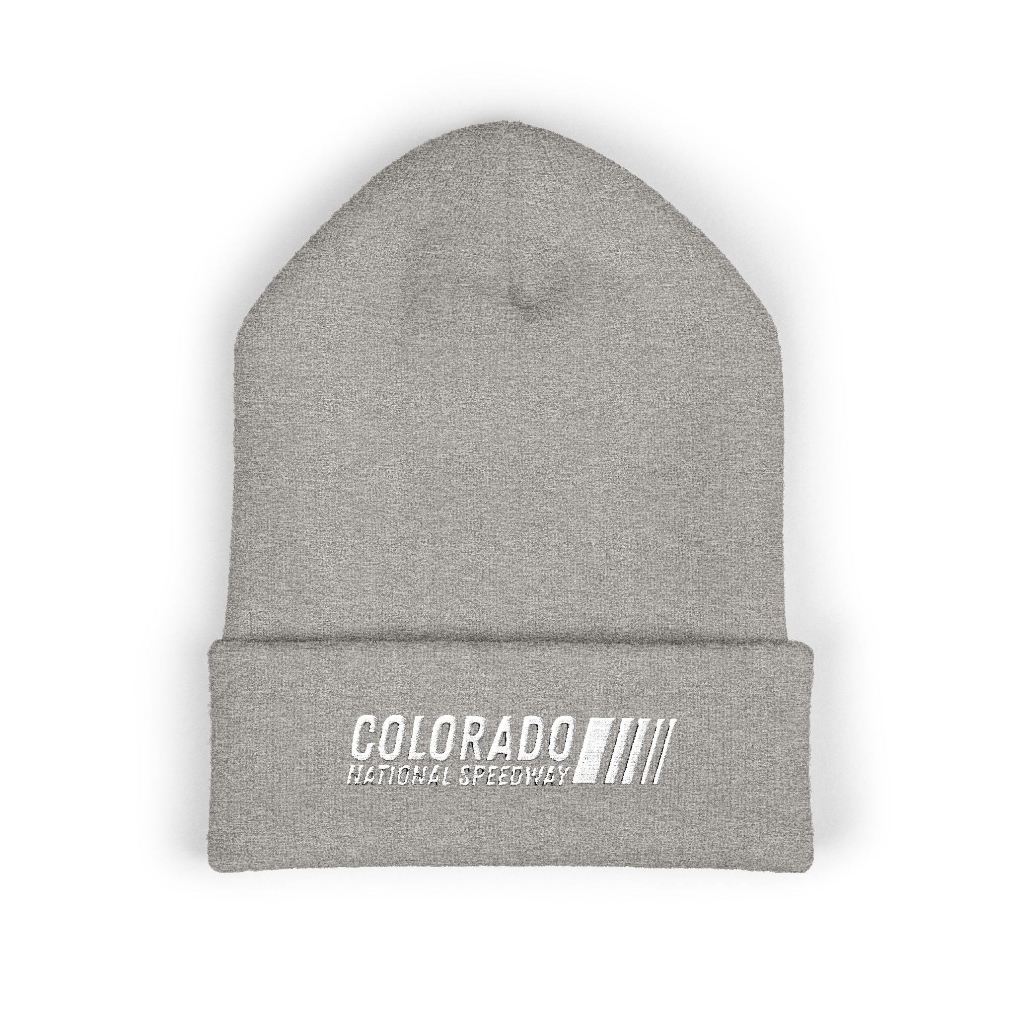 Embroidered Cuffed Beanie | Colorado National Speedway