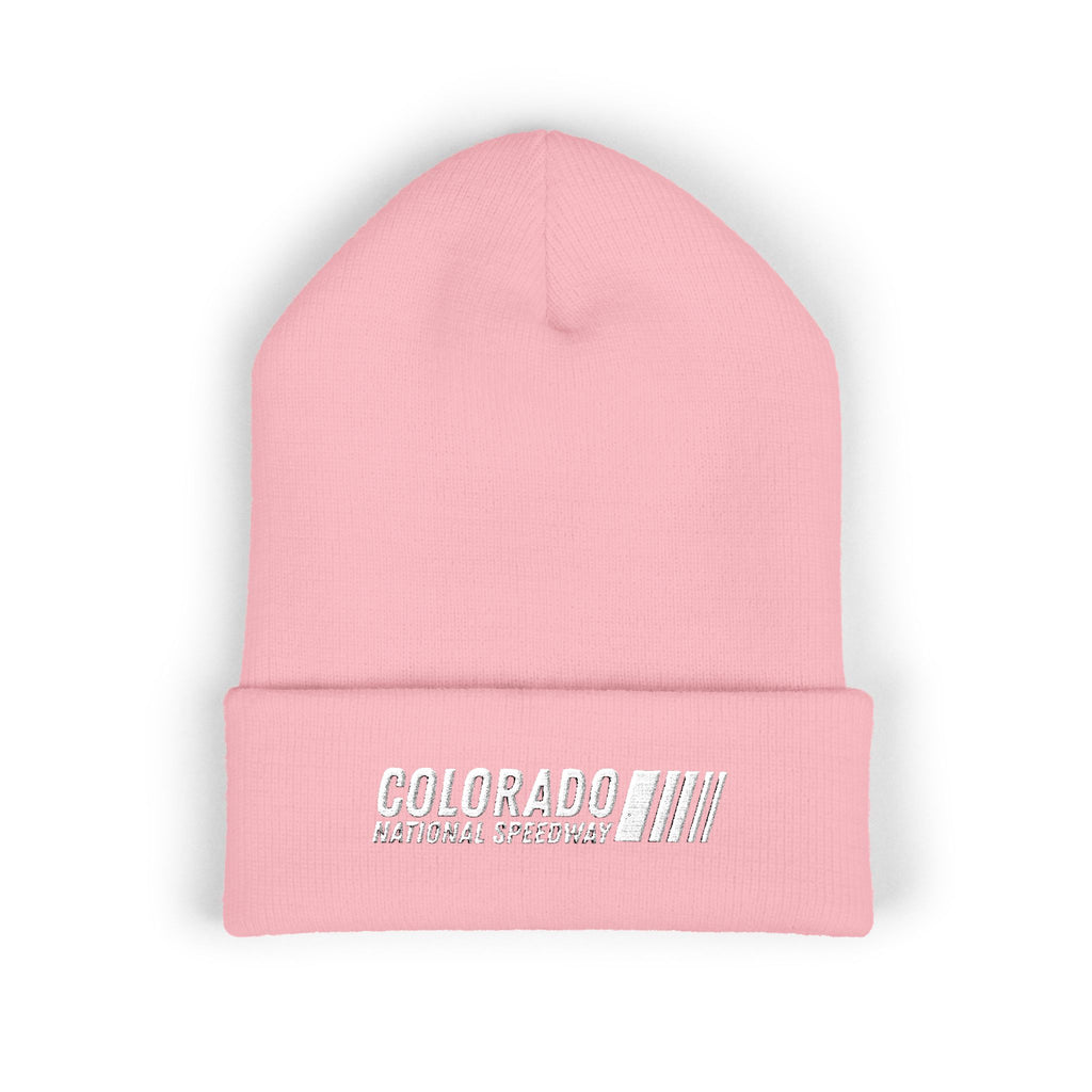 Embroidered Cuffed Beanie | Colorado National Speedway